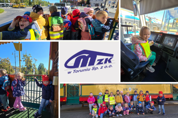 Zdjęcia z wycieczki PM nr 23 w Toruniu w zajezdni tramwajowej