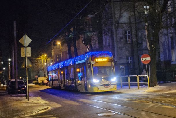 Świąteczny tramwaj