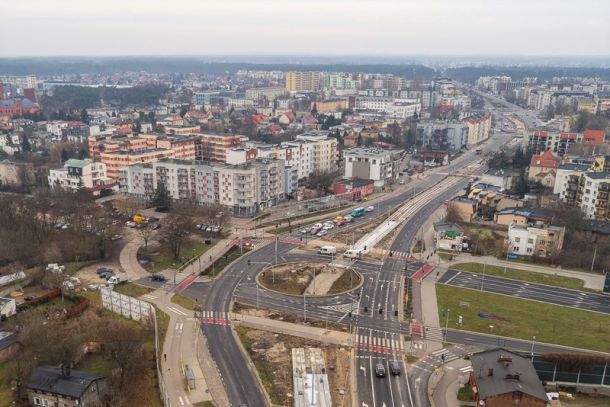 skrzyżowanie Szosy Chełmińskiej z Trasą Prezydenta Raczkiewicza