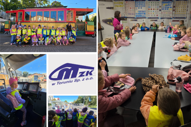 Zdjęcia z wycieczki PM nr 18 w Toruniu w zajezdni tramwajowej